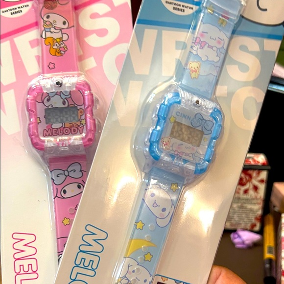 *STARY ONLY**Melody and Cinnamoroll Digital Watches - Picture 1 of 1